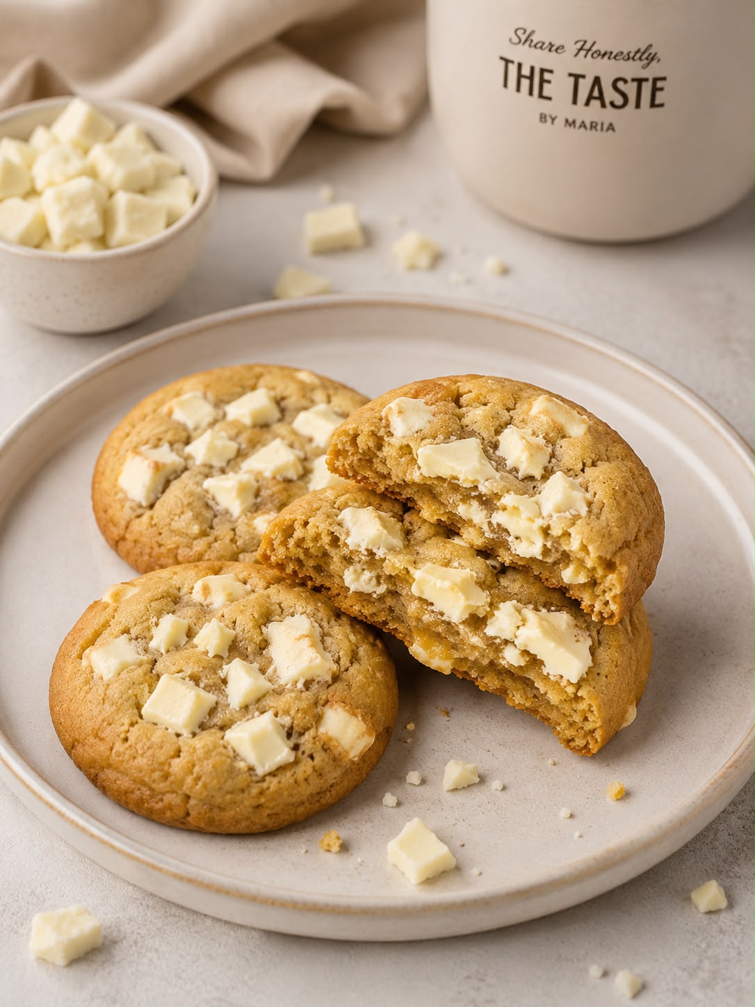 White Chocolate Chunk Cookies