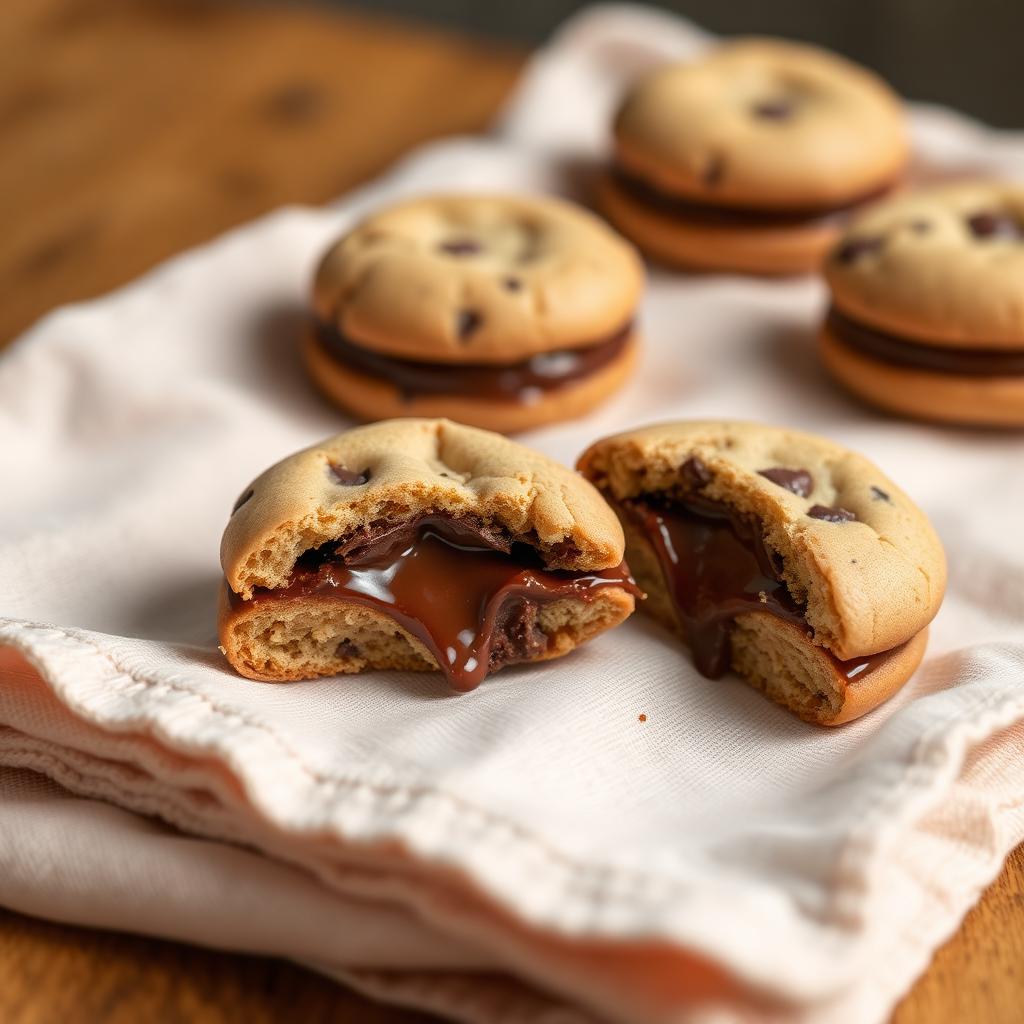 Nutella Filled Cookies