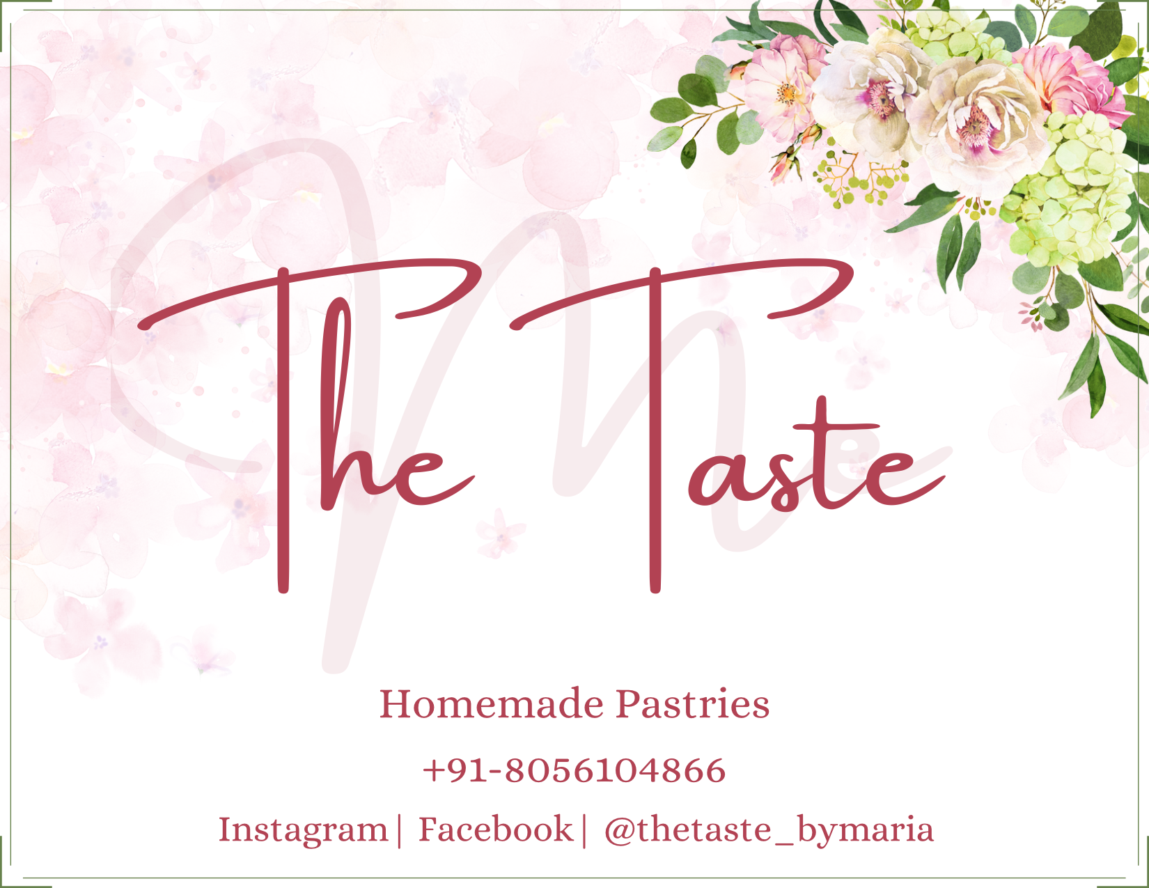 The Taste by Maria — original brand logo